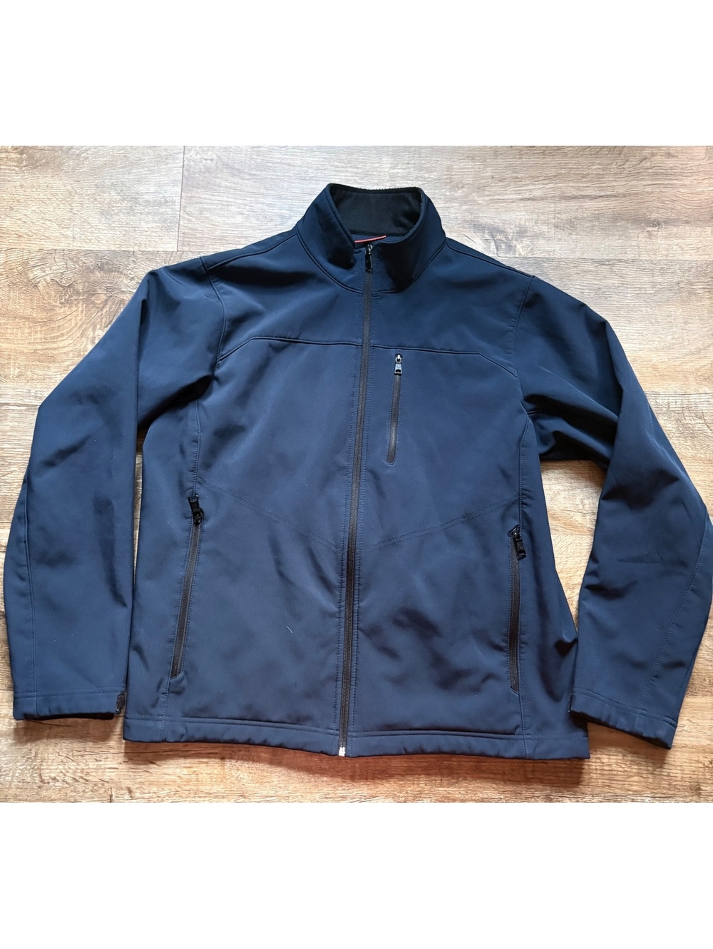 HAWKE&Co. Sport Men's Large Navy Blue Performance Softshell Jacket